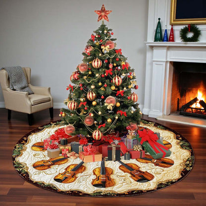 Violin Christmas Tree Skirt UKHM5271002
