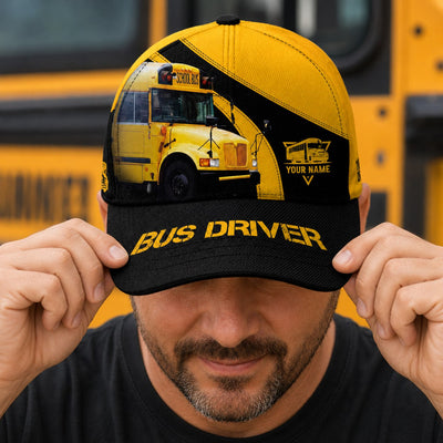 Custom School Bus Driver Classic Cap UKTD6270701