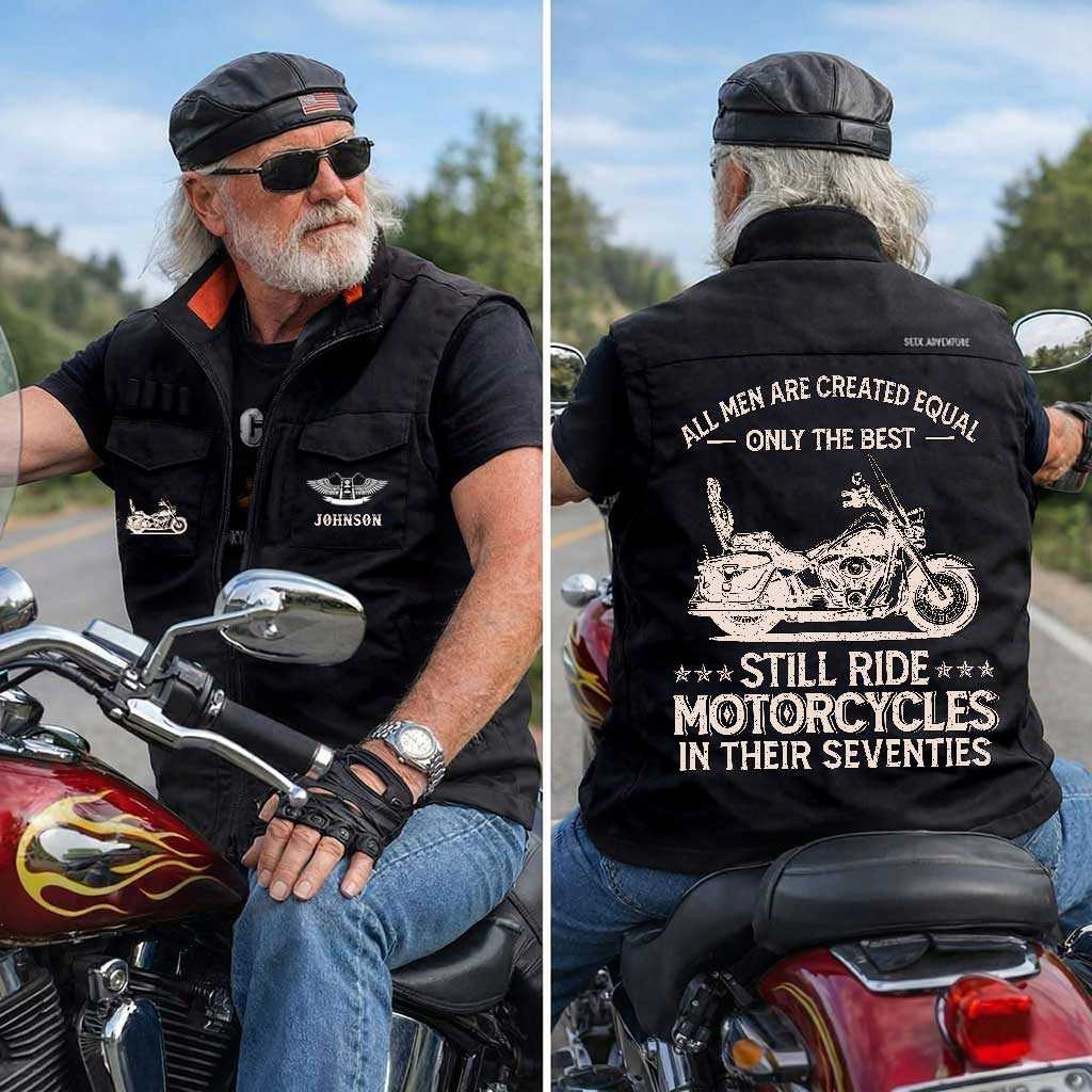 Personalized Motorcycle Multi-Pocket Vest UKND6220403