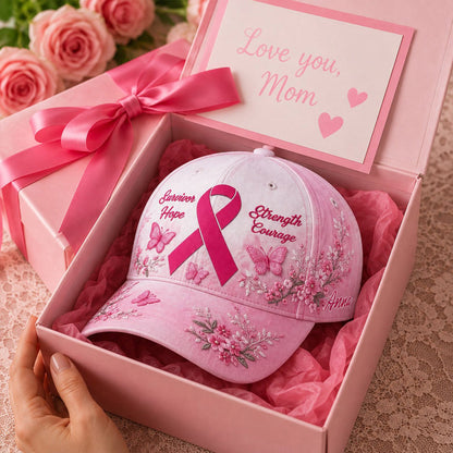 Personalized Breast Cancer Awareness 3D Cap UKNT6080401