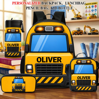Personalized Back To School Construction Truck Backpack NPND6290601
