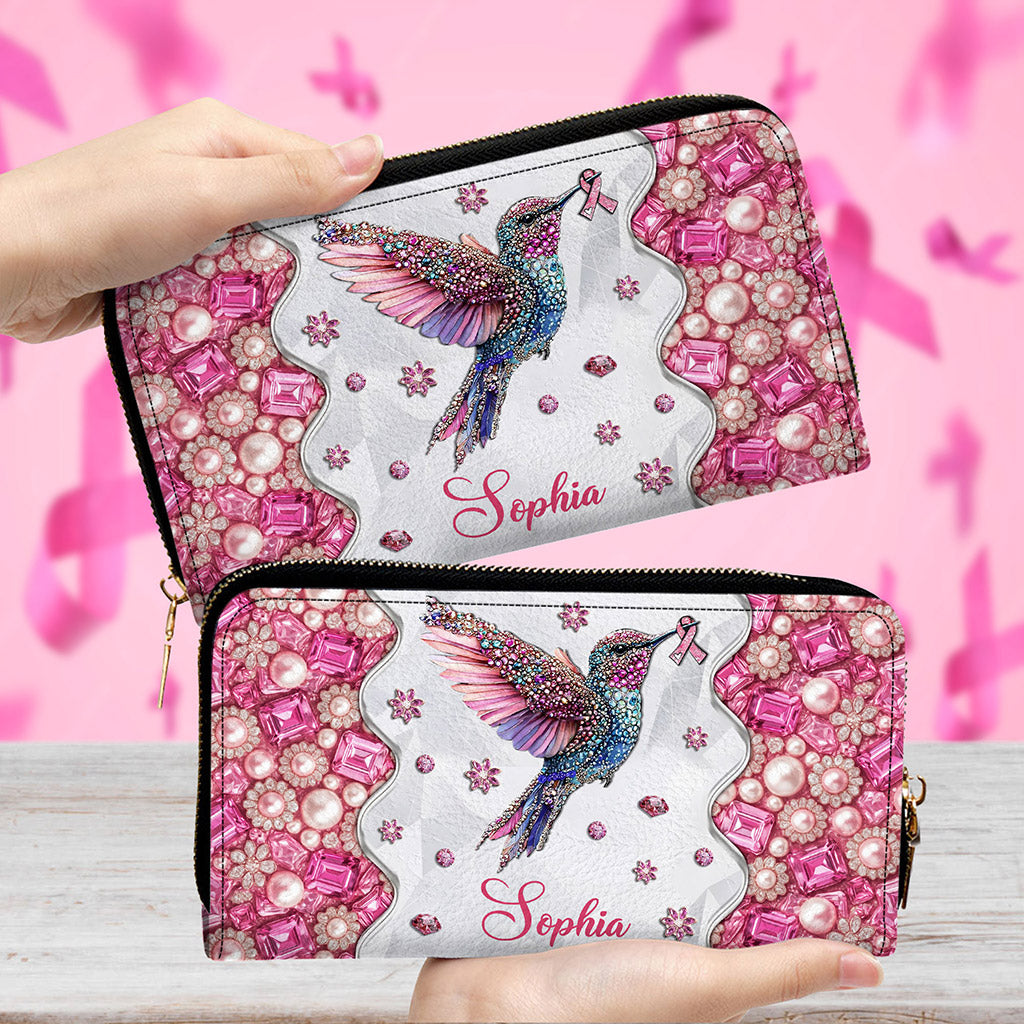 Custom Breast Cancer Awareness Leather Handbag UKNT5080901