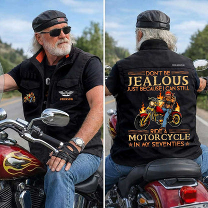 Personalized Motorcycle Multi-Pocket Vest UKND6220404