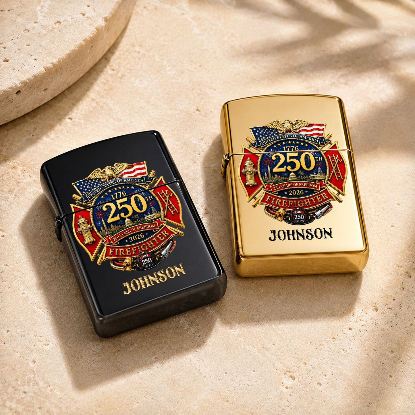 Custom 250th Firefighter Lighter THND6090601