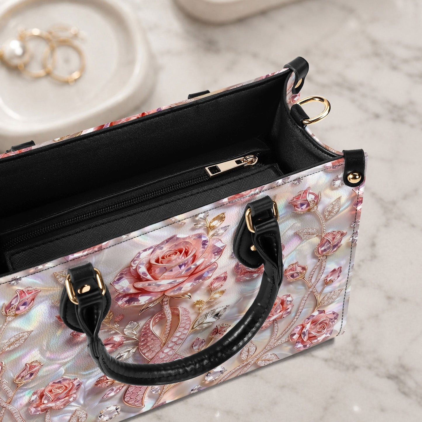 Personalized Breast Cancer Leather Handbag & Wallet NPTD6040802
