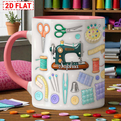 Custom Crochet Printed Faux 3D Ceramic Mug THUU6020115