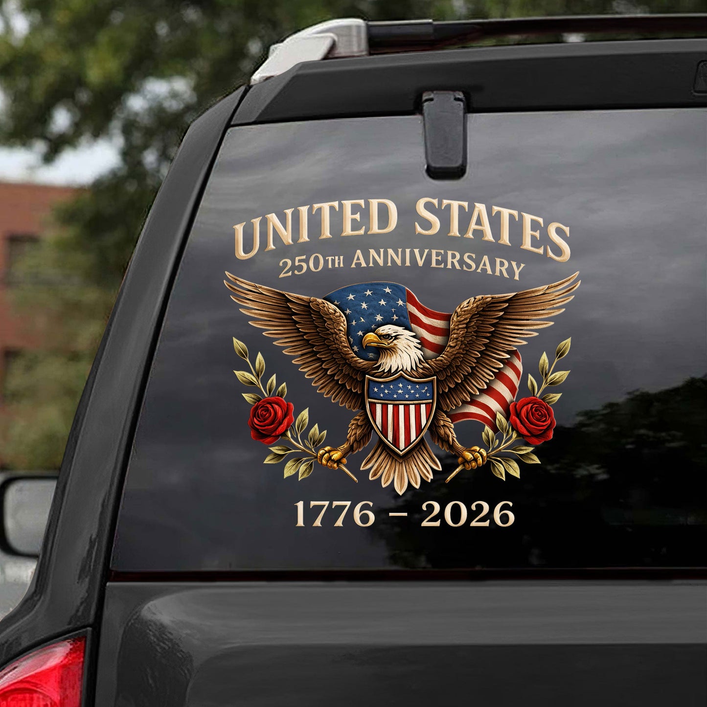 America 250th Anniversary Car Sticker UKTO5120103