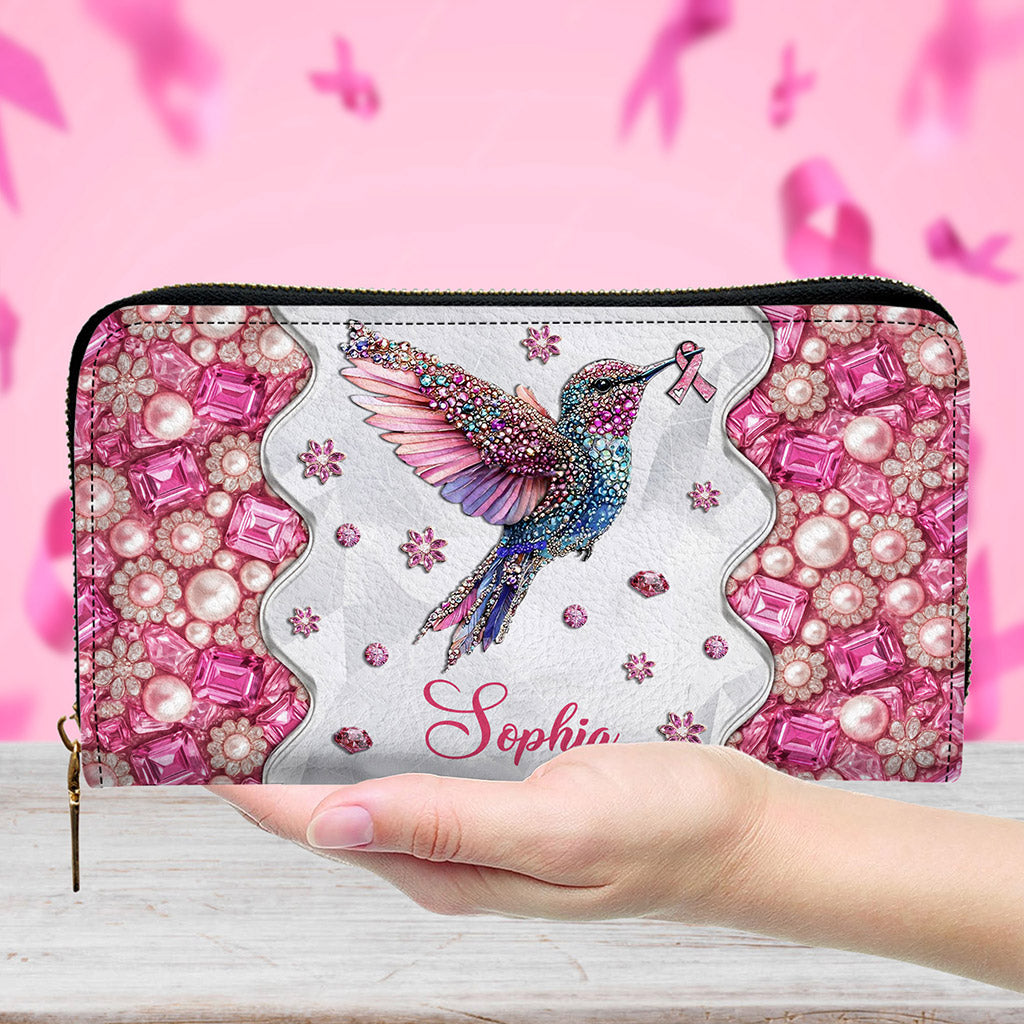 Custom Breast Cancer Awareness Leather Handbag UKNT5080901
