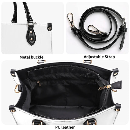 Breast Cancer Awareness Leather Handbag With Handle QFNT4200603