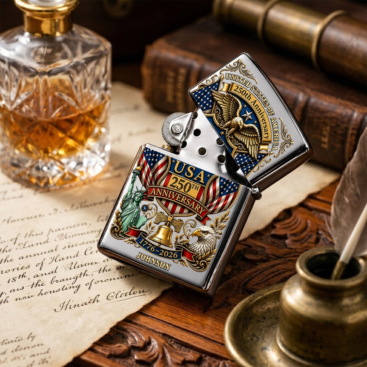 Custom 250th Lighter THND6090603
