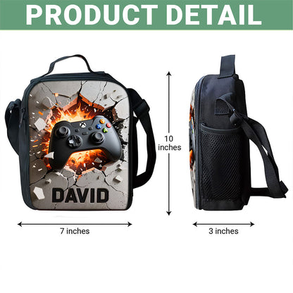 Personalized Game Back To School Backpack, School Bag For Kid UKTO5130801