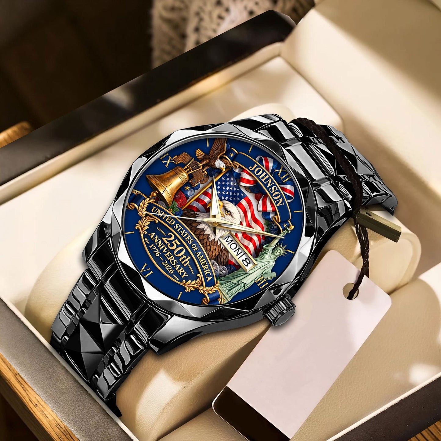 Personalized United State 250th Anniversary  Alloy Luxury Quartz Watch UKND6130306