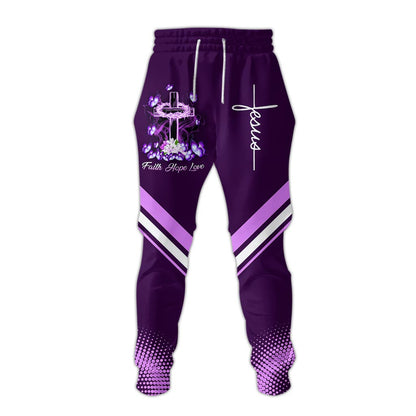 I Am A Bible Believe Cross Butterfly Jesus 3D All Over Printed Clothes UKHM140502