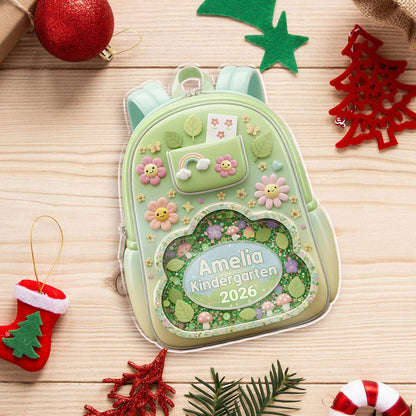 Personalized Kids School Backpack Ornament: Teacher & Student Decor, Kids Christmas Gift UKUU6080703