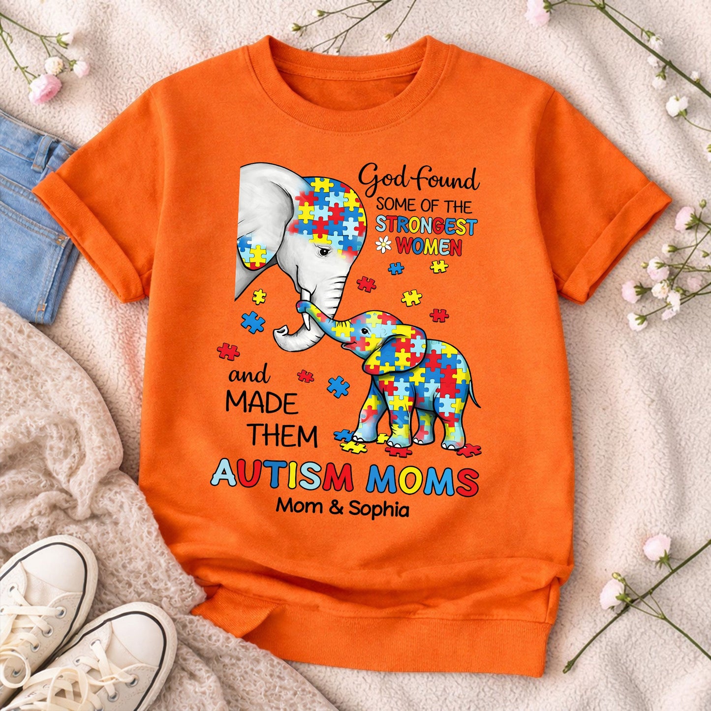 Custom Autism Elephant Shirt THUU6250304