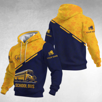 Personalized  School Bus Driver 3D All Over Printed Clothes UKND6270711