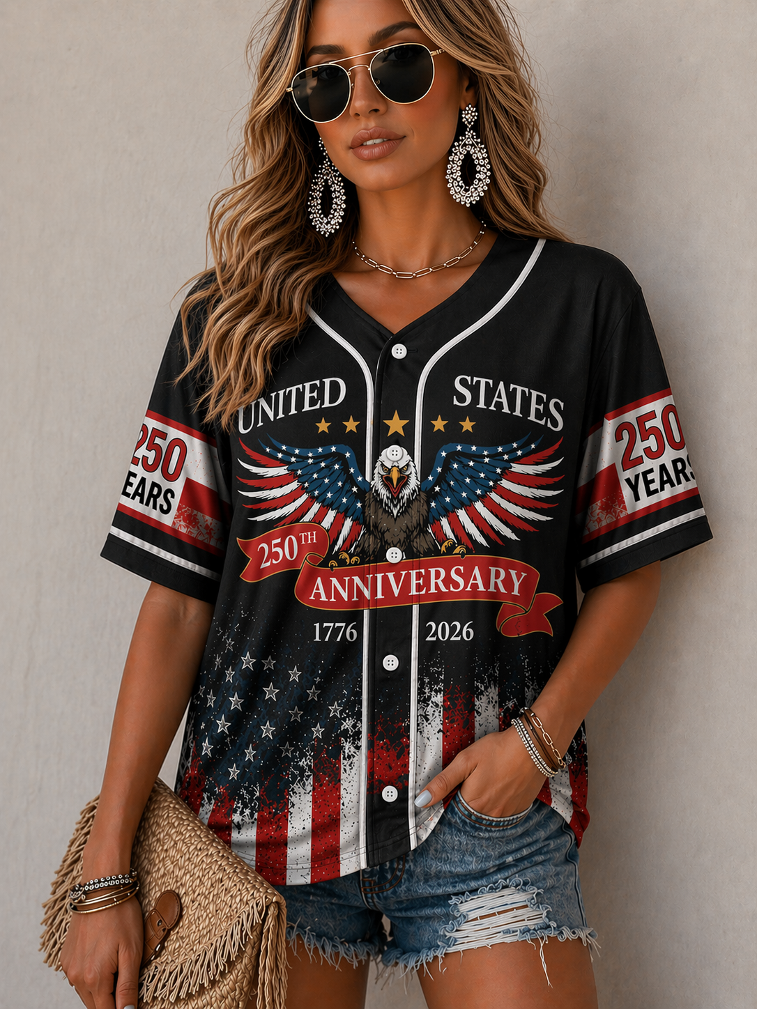 250th US Anniversary Baseball Jersey NPNT6230403