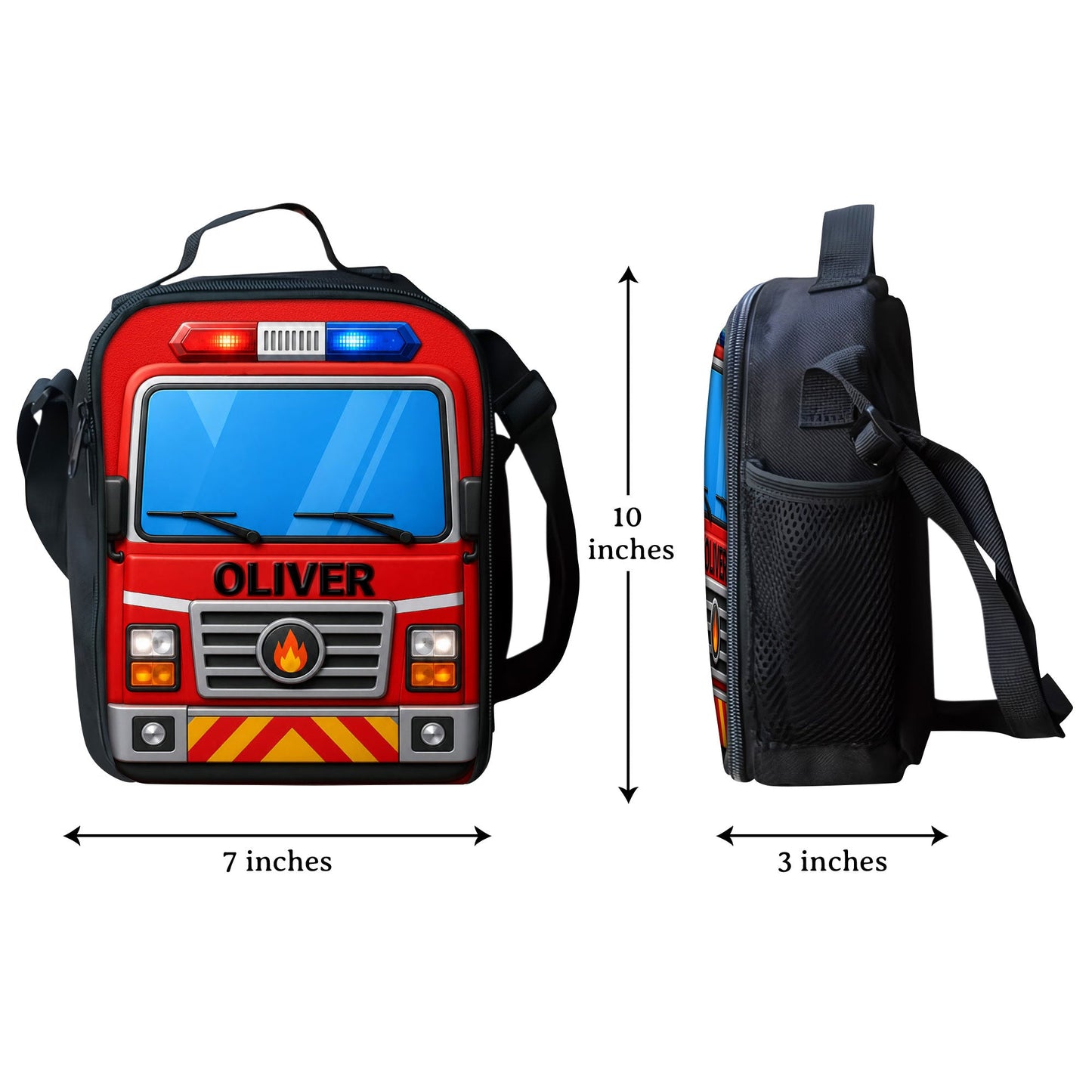 Personalized Back To School Firefighter Kids Backpack NPND6290602