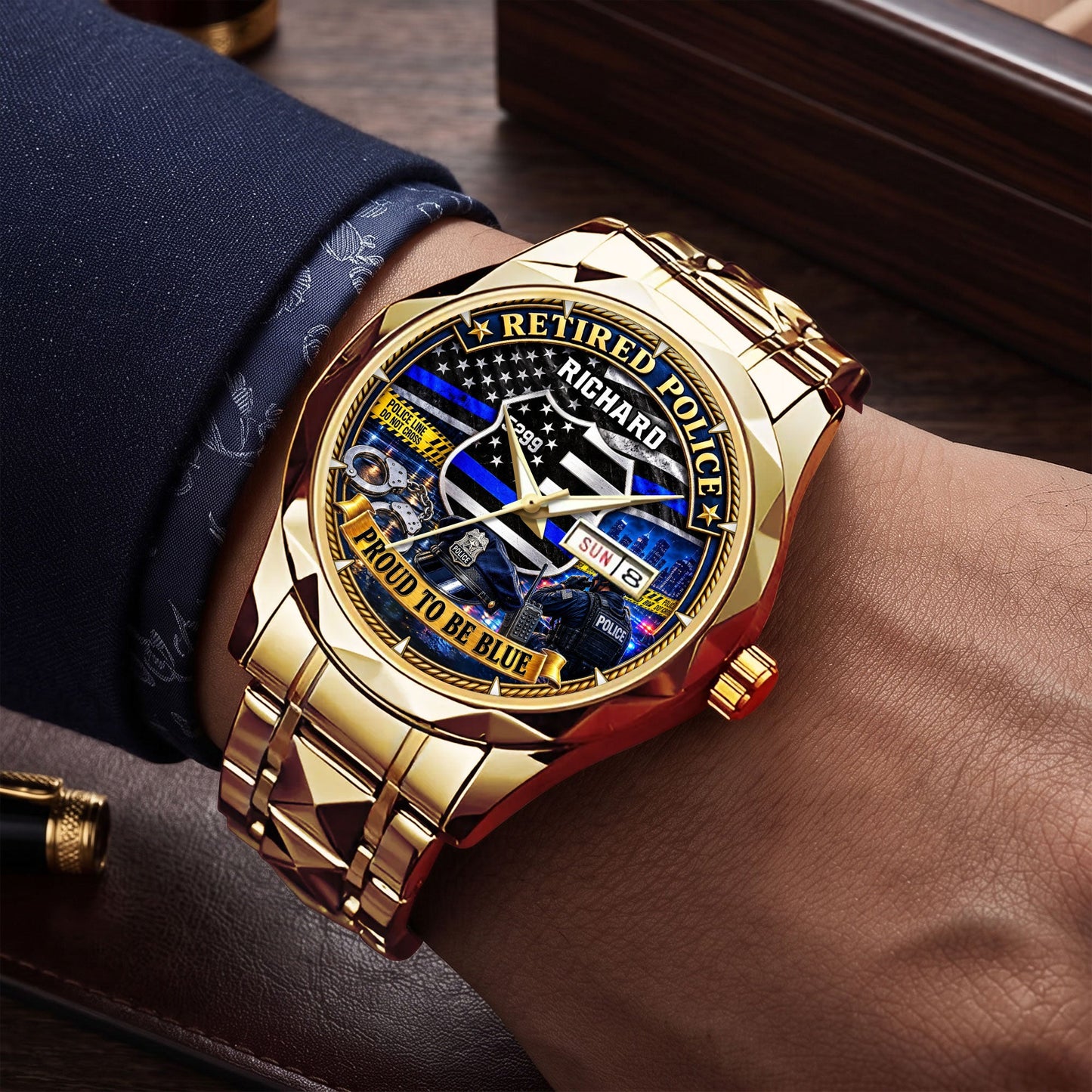 Personalized Police Watch UKPY6110801