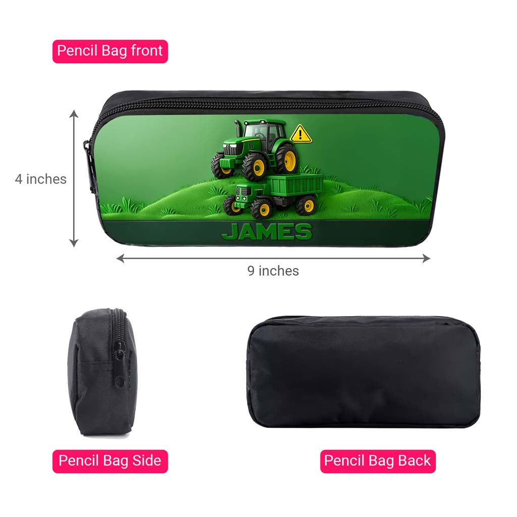 Personalized Tractor Back To School Backpack QFHM5020802