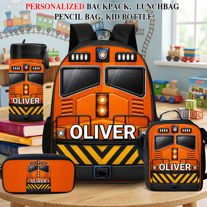 Personalized Back To School Train Kids Backpack NPND6300601