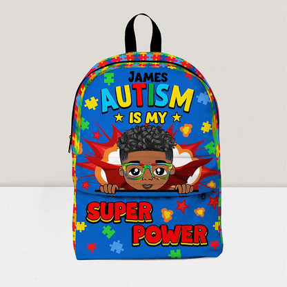Personalized Back to School Autism Backpack, Lunchbag, Bottle NPND4300803-DX