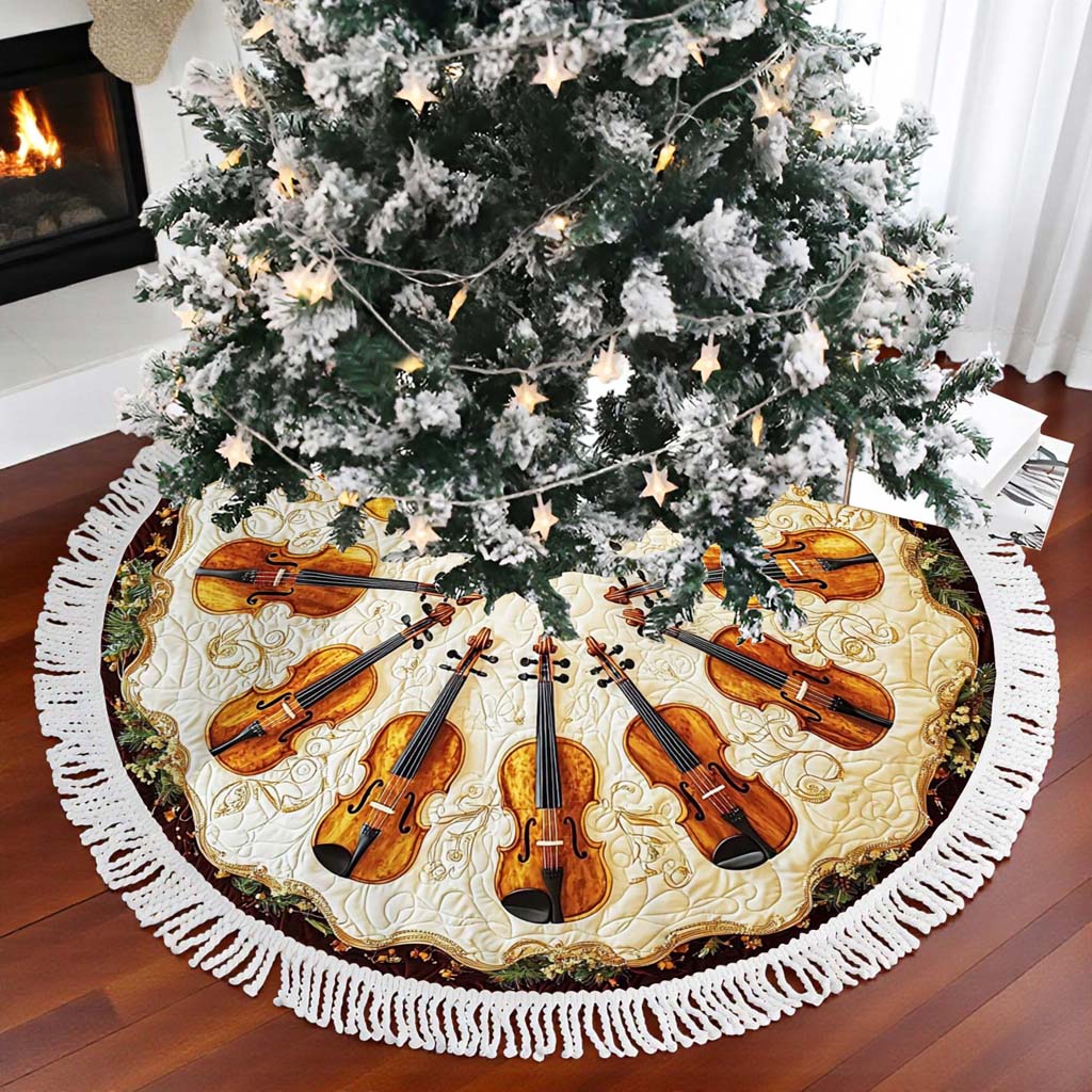 Violin Christmas Tree Skirt UKHM5271002