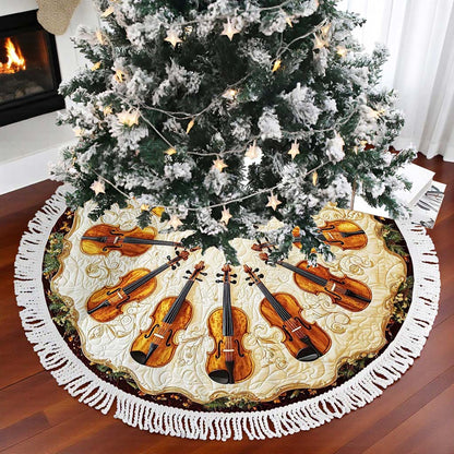 Violin Christmas Tree Skirt UKHM5271002