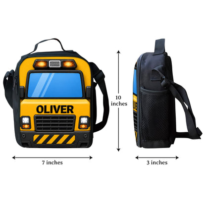 Personalized Back To School Construction Truck Backpack NPND6290601