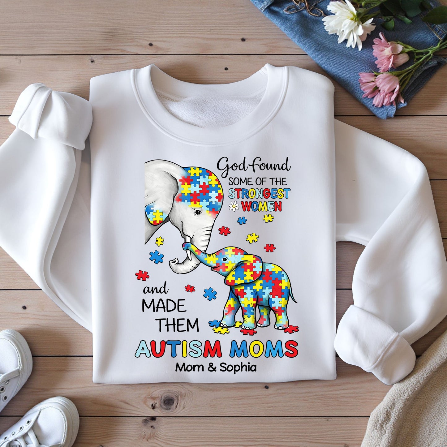 Custom Autism Elephant Shirt THUU6250304
