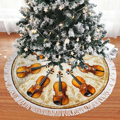 Violin Christmas Tree Skirt UKHM5271001