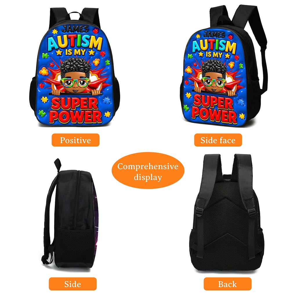 Personalized Back To School Autism Backpack NPND6030701