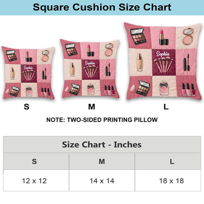 Custom Make Up Linen Pillow THTD6200104