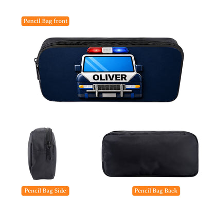 Personalized Back To School Police Kids Backpack NPND6260604
