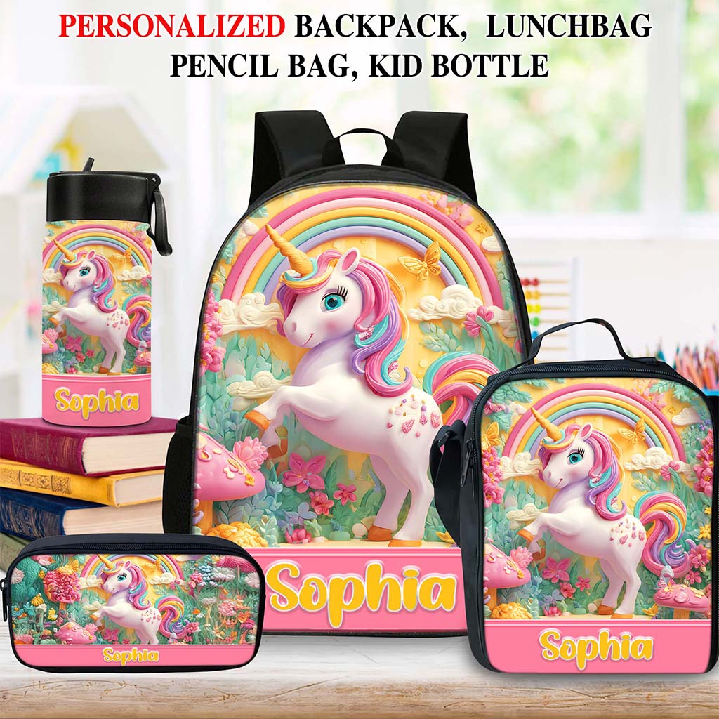 Personalized Unicorn Back To School Backpack QFND5020802