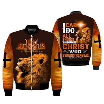 esus And Lion 3D All Over Printed Clothes UKMM090501