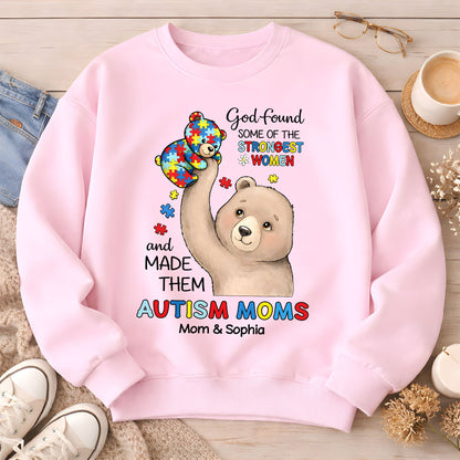 Custom Autism Bear Mom shirt THUU6250305