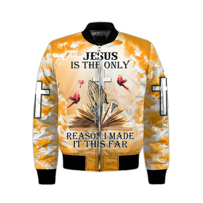 Jesus Is The Only Reason I Made It This Far 3D All Over Printed Clothes QFUU231106
