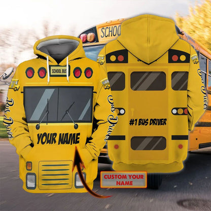 Personalized School Bus Driver 3D All Over Printed Clothes UKNT6280703