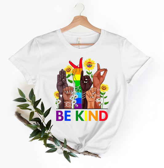 Be Kind T-Shirt, LGBT Pride Shirt QFTO3090507