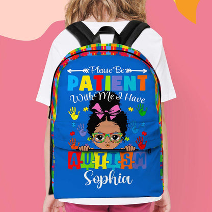 Personalized Backpack for Kids with Autism - Back To School Bag for Autistic Child QFHM4040703-DX