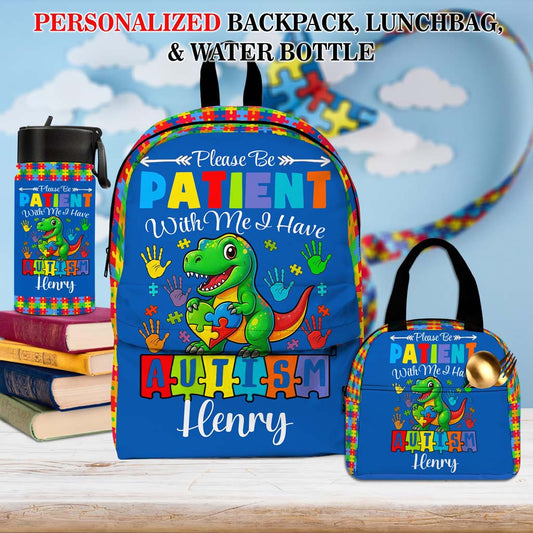 Personalized Backpack for Kids with Autism– Back To School Bag for Autistic Child QFHM5030701-DX