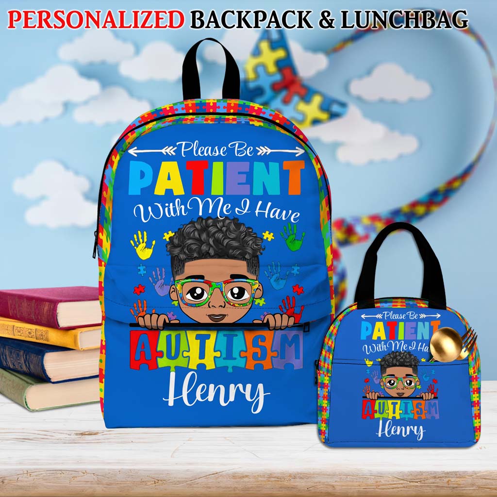 Personalized Backpack for Kids with Autism - Back To School Bag for Autistic Child QFHM4040703-DX