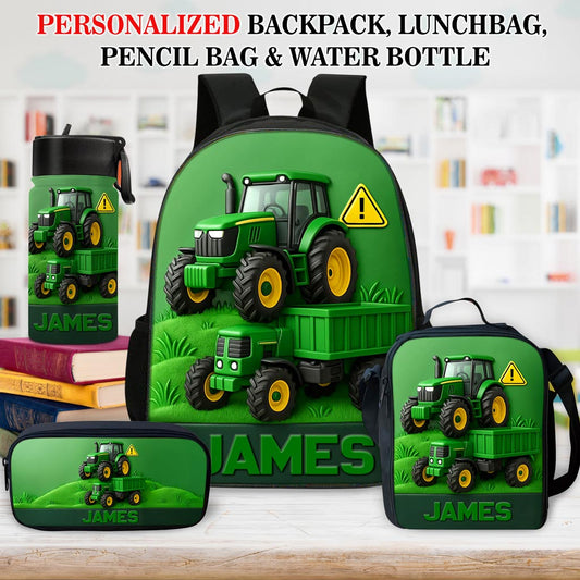 Personalized Tractor Back To School Backpack QFHM5020802